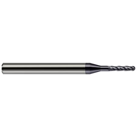 Harvey Tool Miniature End Mill - 4 Flute - Ball 805762-C3